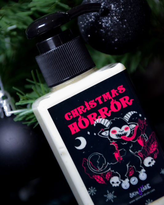 Horror christmas body lotion