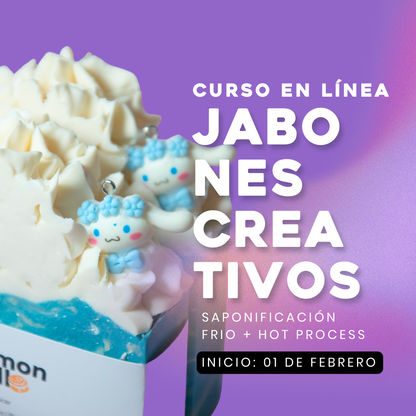 Curso intensivo jabones creativos | sin material